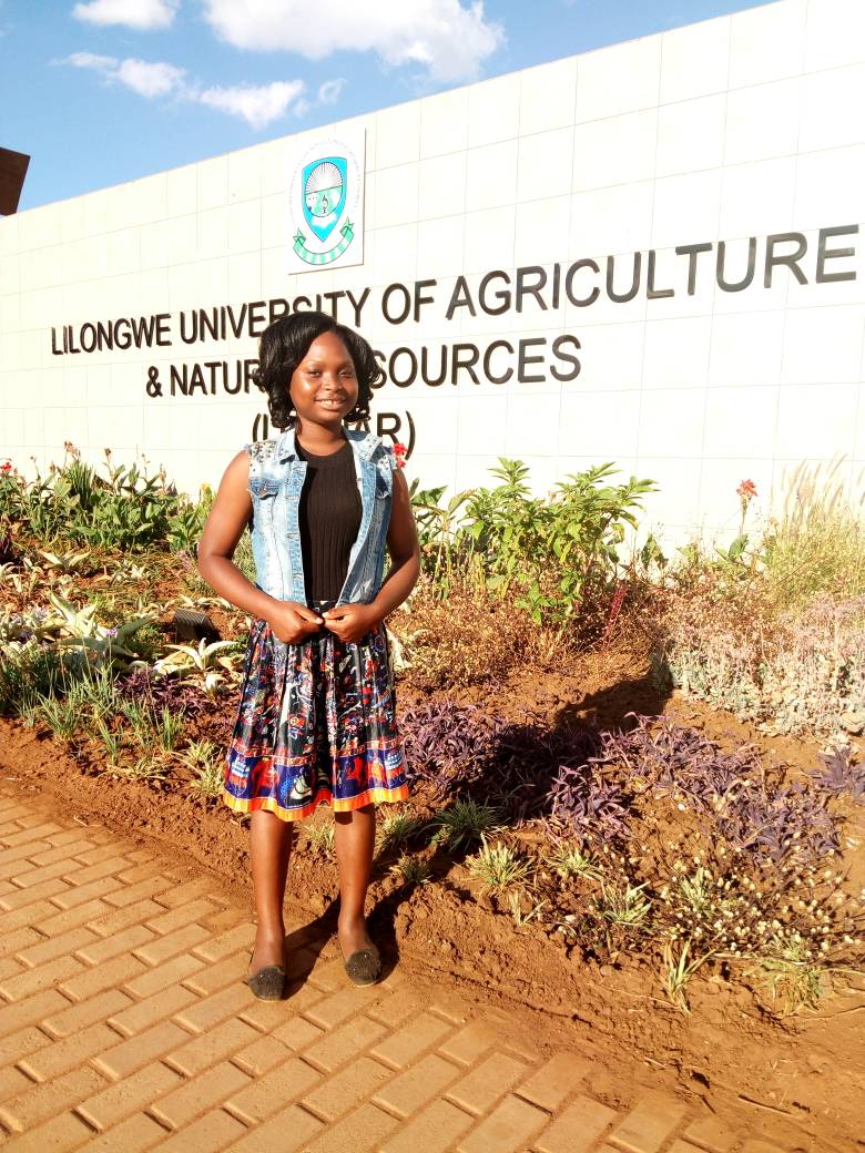 ZIKOMO student Gertrude studying for a  bachelor's degree  of science in human science and community services.